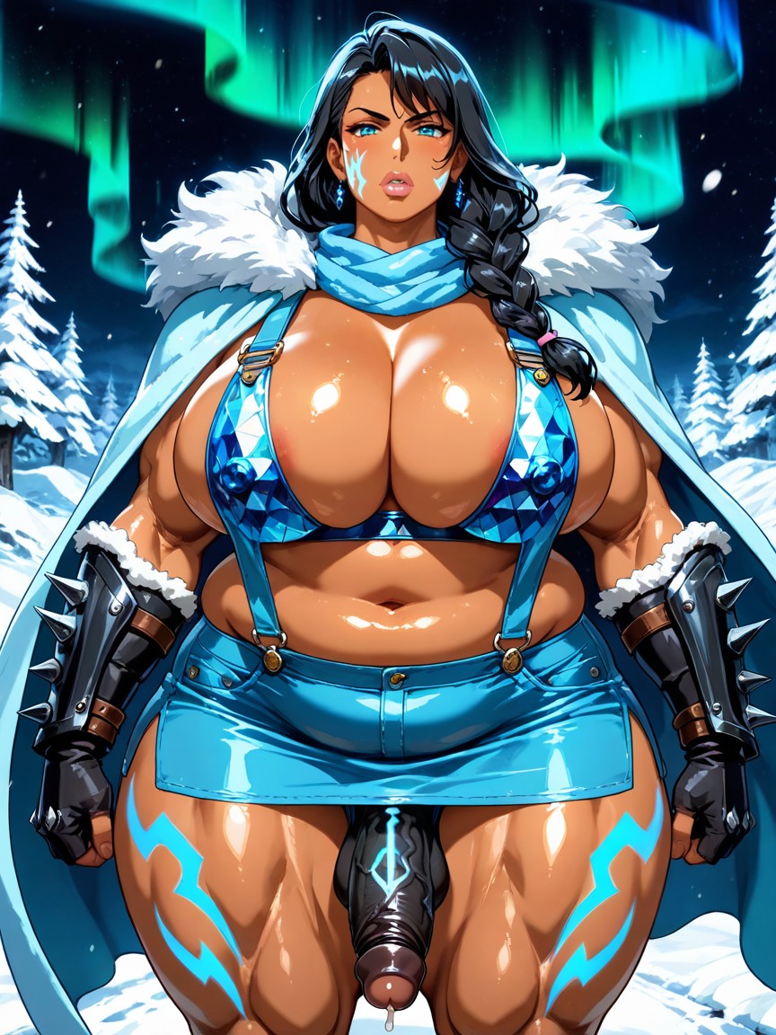 Front View, White, Mystical AI Gay Porn