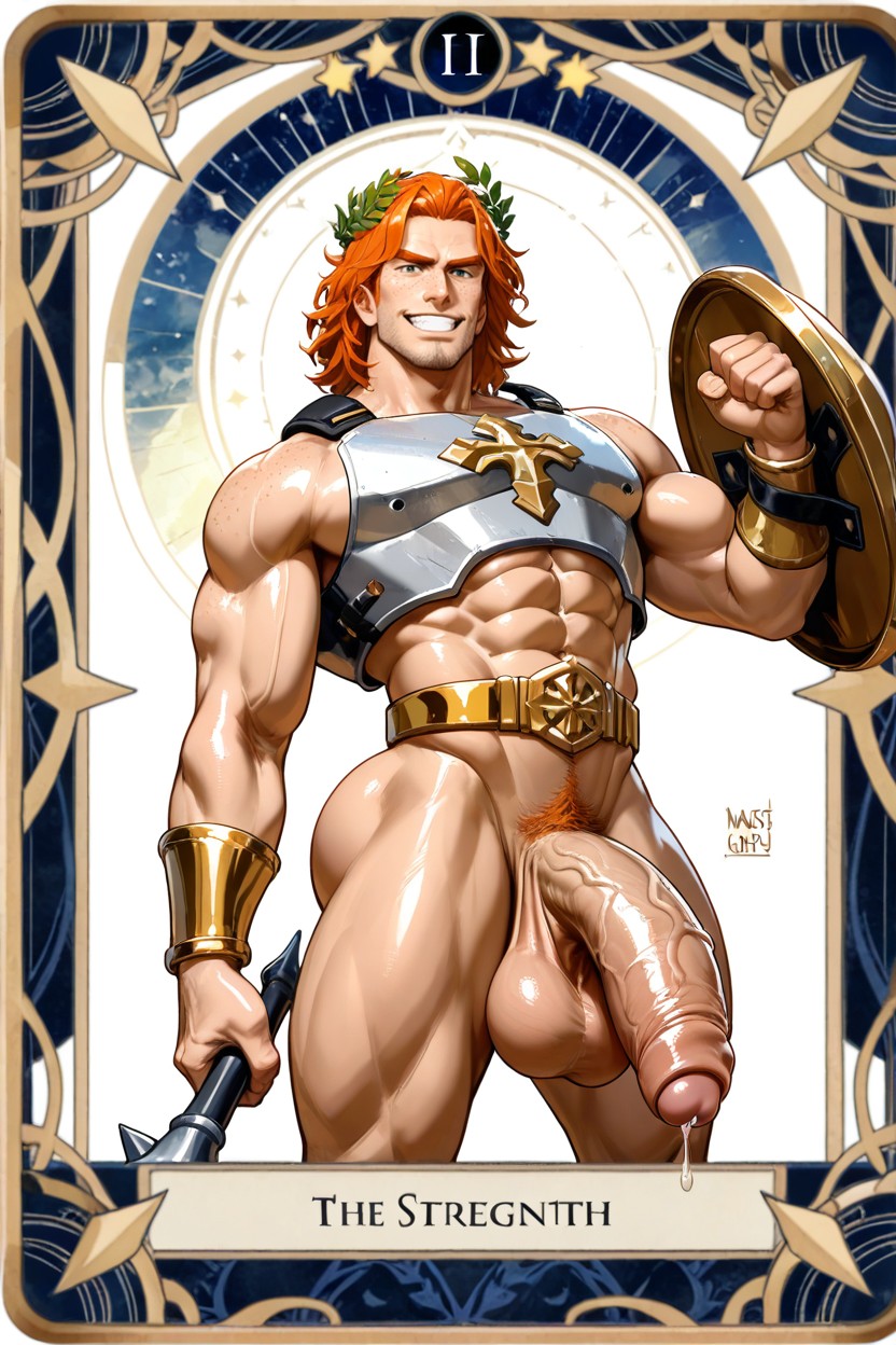 Ginger, Shield, Flower Crown AI Gay Porn