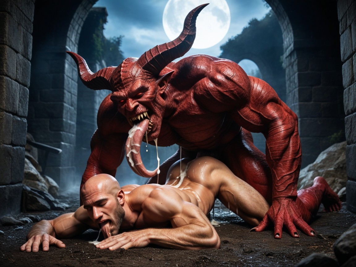 Giant Monster, Only For Gays, 18+ AI Gay Porn