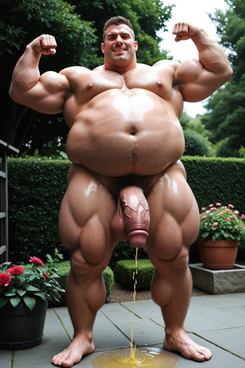 Muscles, Shaved Body, Handjob AI Gay Porn