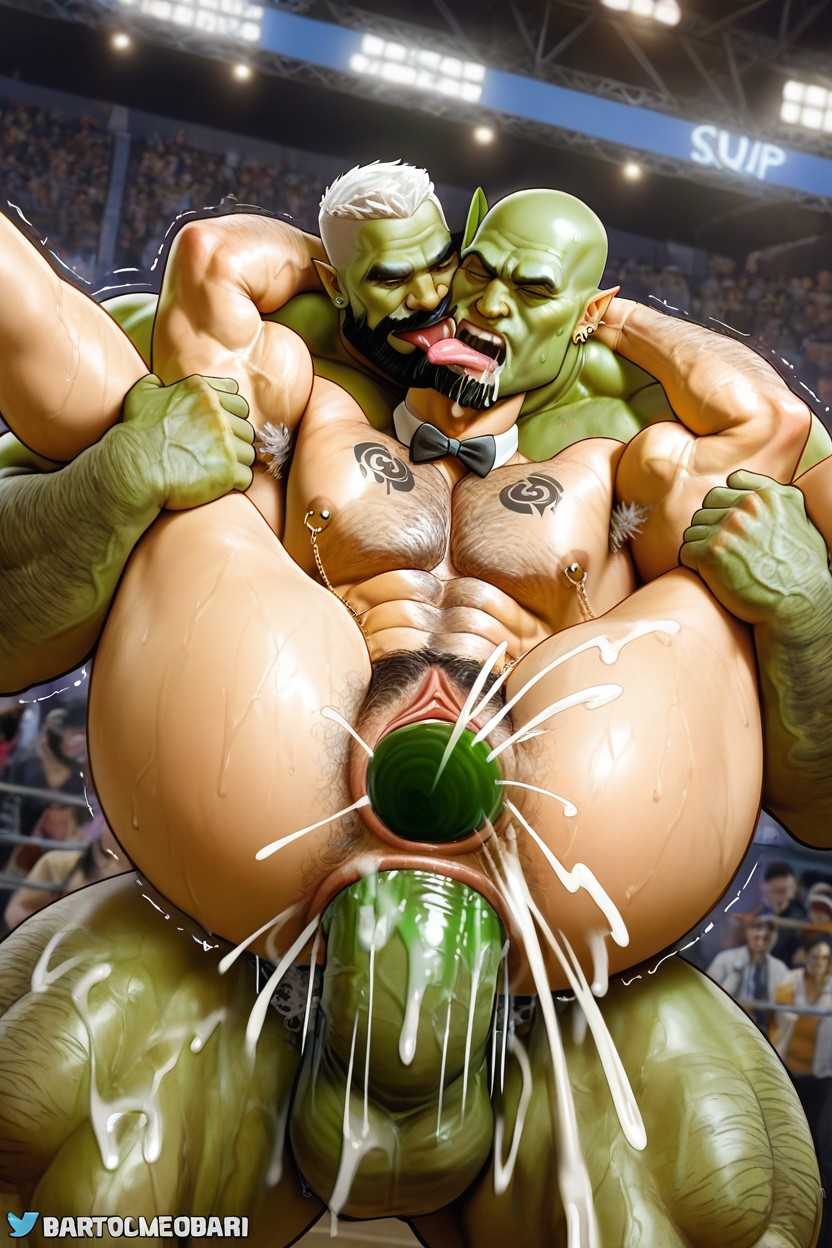 Arms Deep Inside Vagina, White Pubes, Kiss With Tongue AI Gay Porn