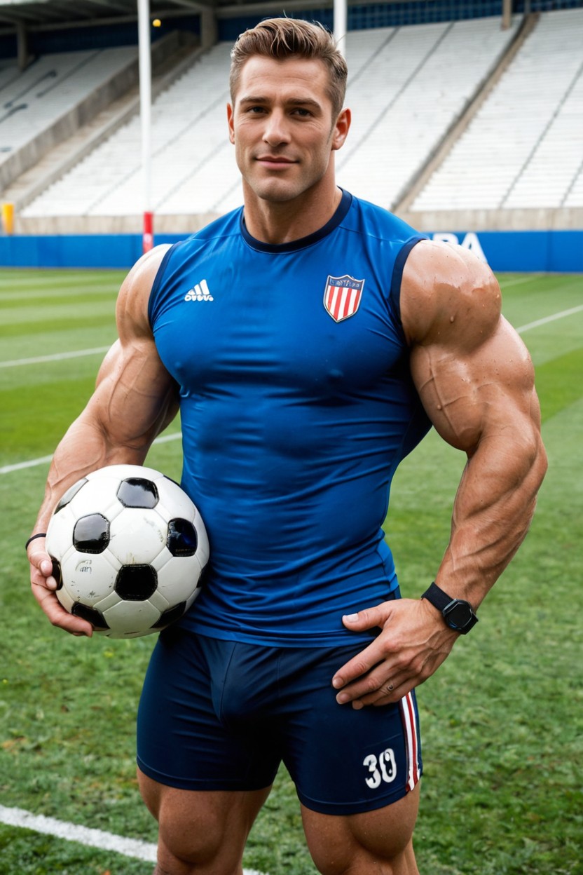 30+, Deep Abs, Broad Shoulders AI Gay Porn