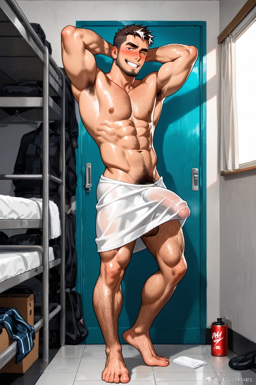 Side View, One Person Only, Naughty AI Gay Porn