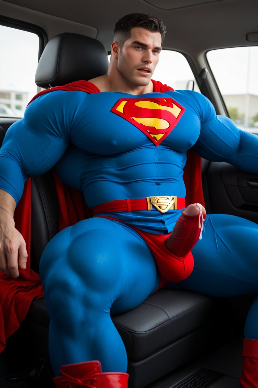Hyper Massive Pecs, 2 People, Huge Shoulders AI Gay Porn