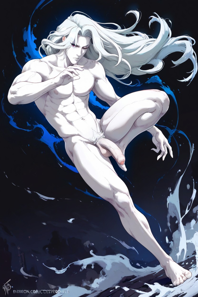 Plain Background, Kau From Togainu No Chi, Alone AI Gay Porn