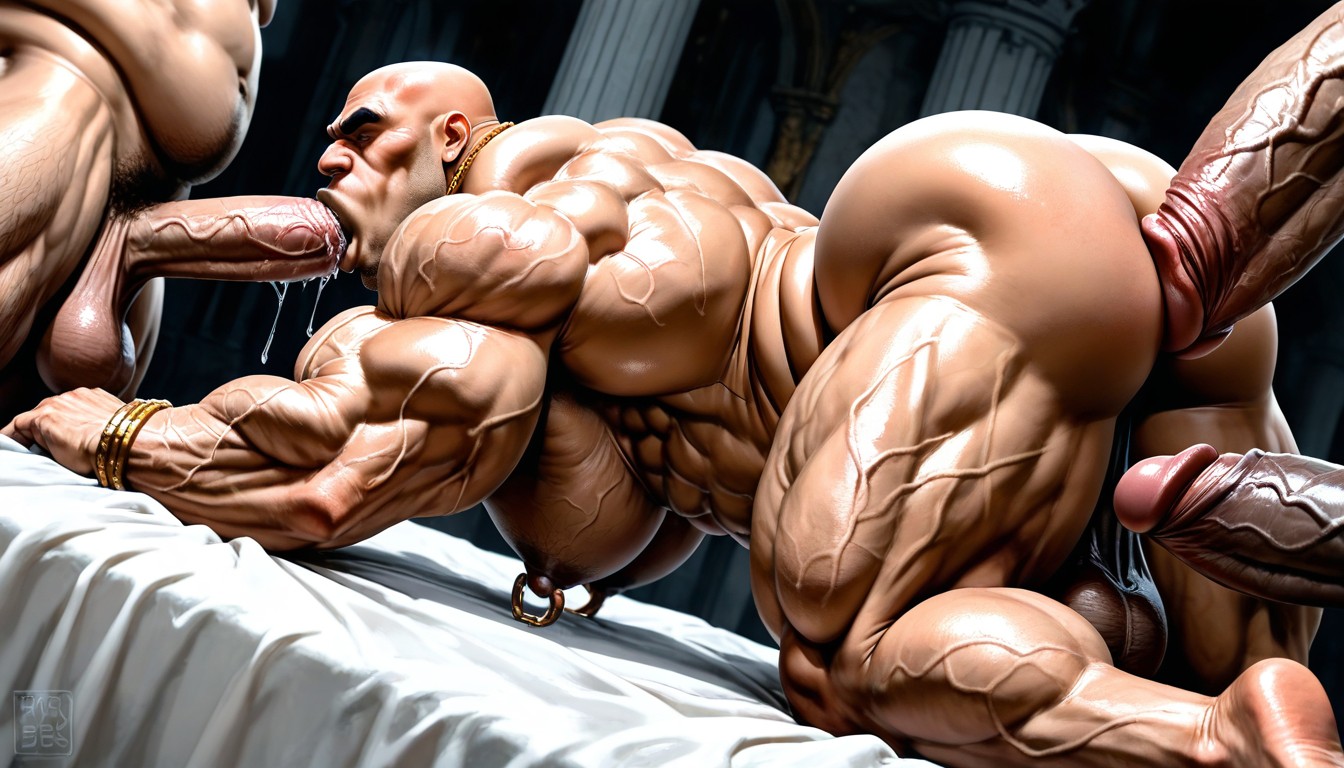 Veiny Muscles, Detailed Muscles, Textured Muscles AI Gay Porn