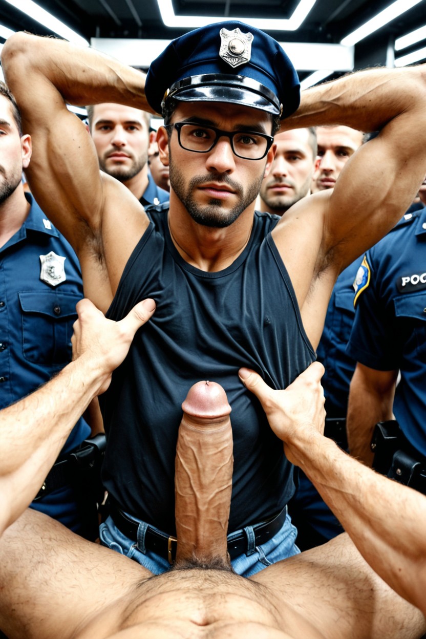 Humongous Uncut Dick Longer And Thicker Than Body, Facial Hair, First Person Pov AI Gay Porn