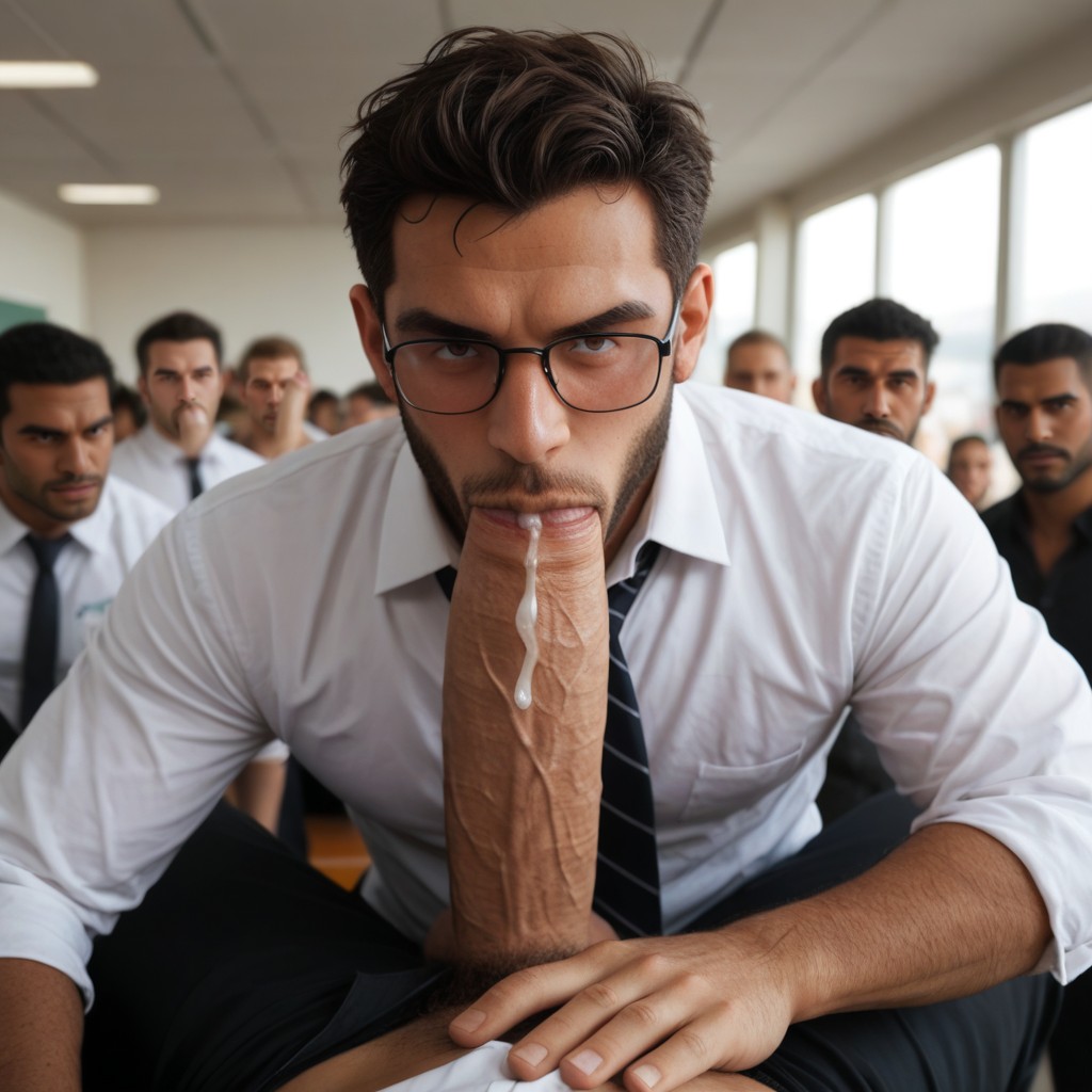 Very Short Hair, Teacher, Thick Thighs AI Gay Porn