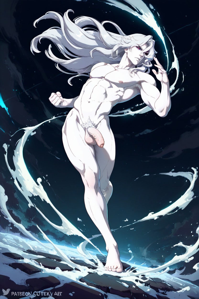 Standing, Handsome, Night AI Gay Porn