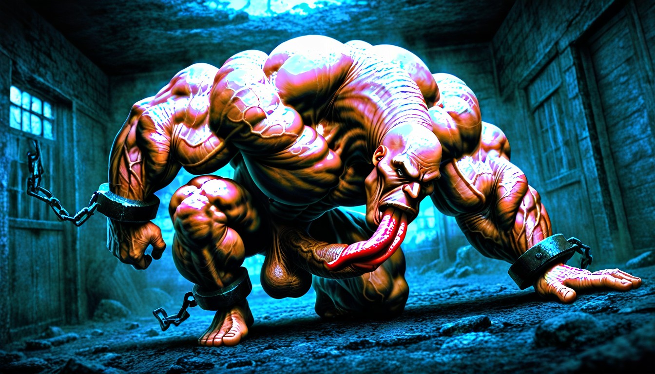 Mighty Man, Dutch Angle, Hyper Calves AI Gay Porn