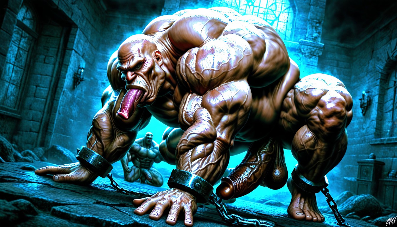 Squatting, Haunted House, Huge Lips AI Gay Porn