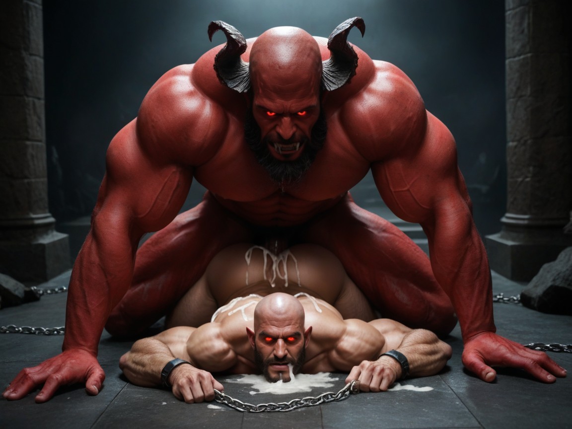 Cocks In Ass, Demons Wrestling Man, Creampie Porno gay IA