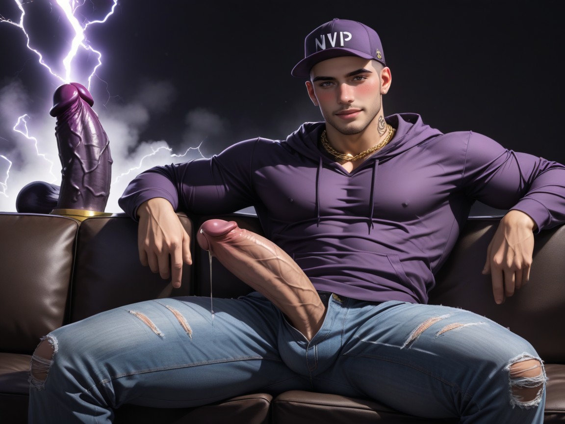 Powers, Full Thick Black Beard, Dinero Y Fresa Y Coco Y Poder AI Gay Porn