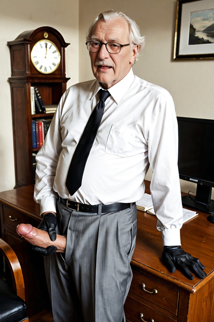 Standing, Teacher, 50+ AI Gay Porn
