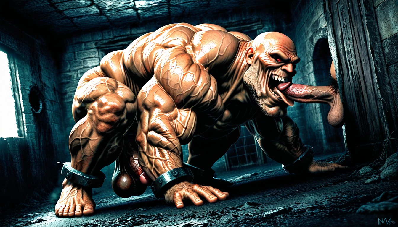 18+, Muscle Structure, Bodybuilder AI Gay Porn