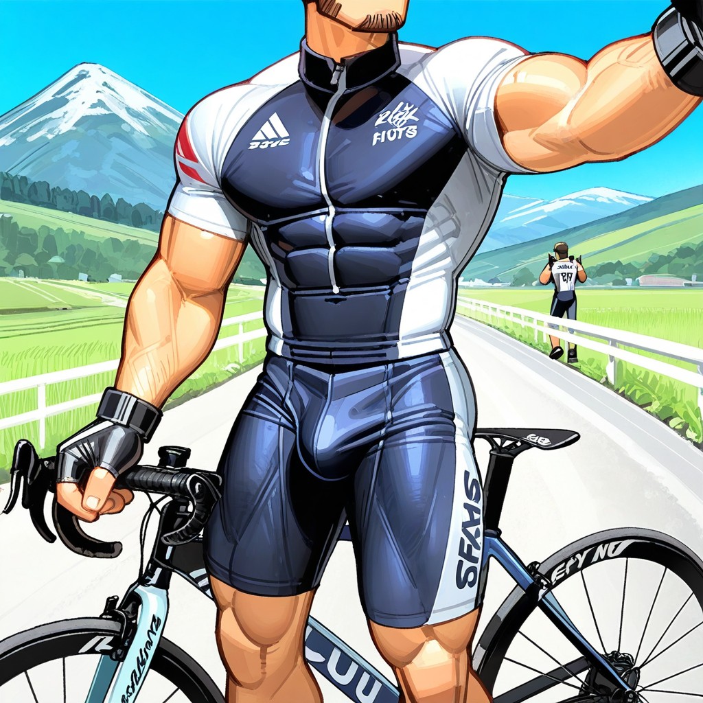+, Big Biceps And Triceps, Male AI Gay Porn