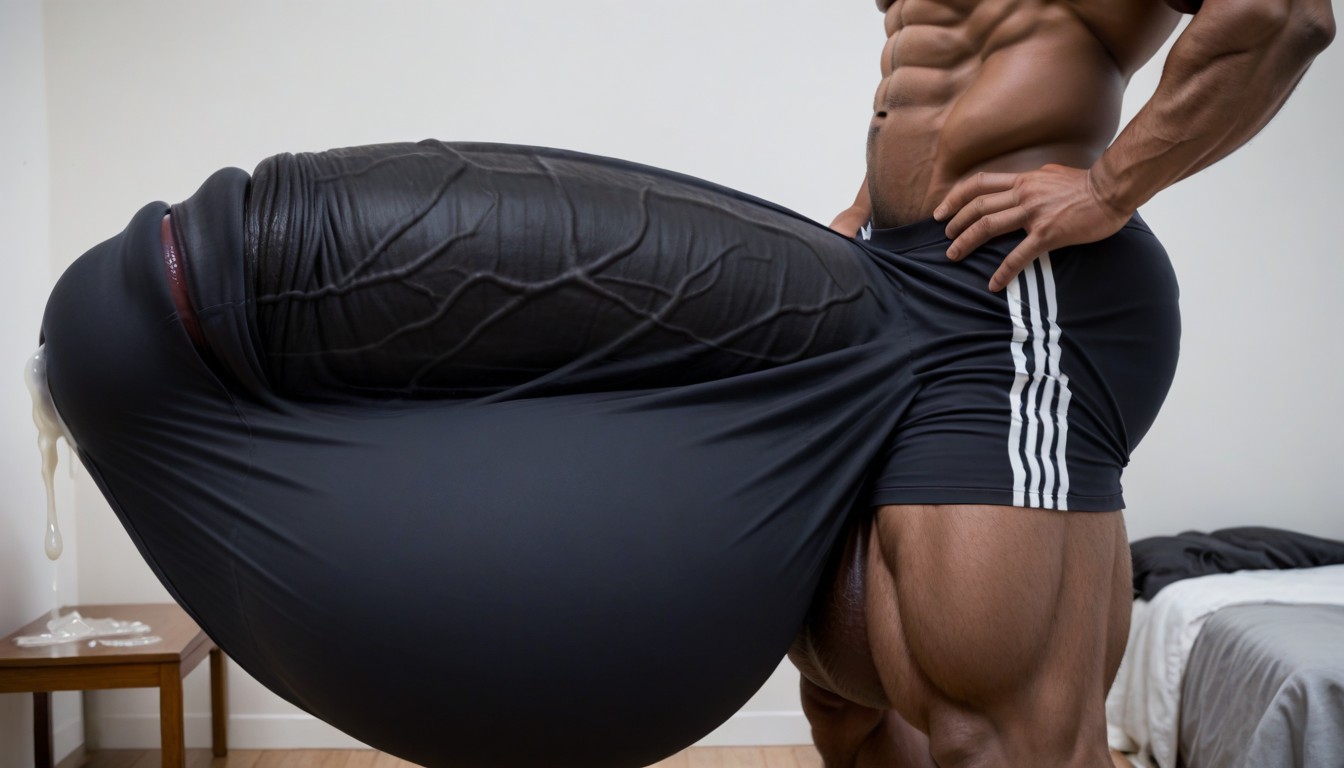 Cum Gutters, Hyper Bulge, Gigantic Cock AI Gay Porn