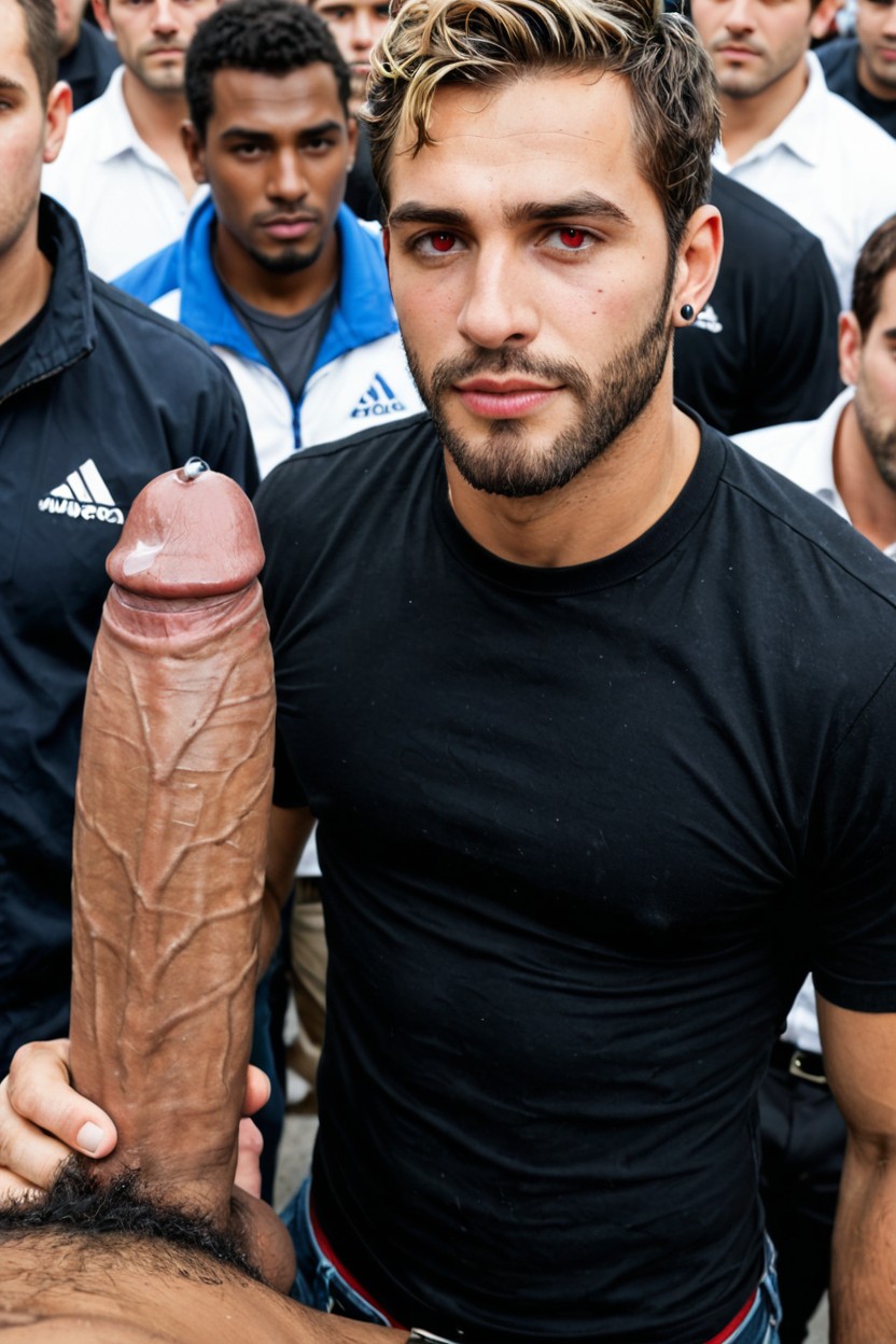 Exhibitionism, De Arriba A Abajo, Ojos Rojos Porno gay IA