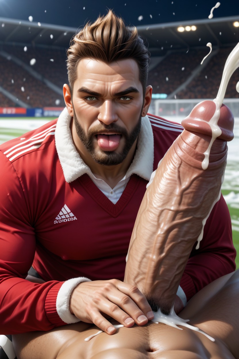 Penis Against Face, Cum In Face, Pov AI Gay Porn