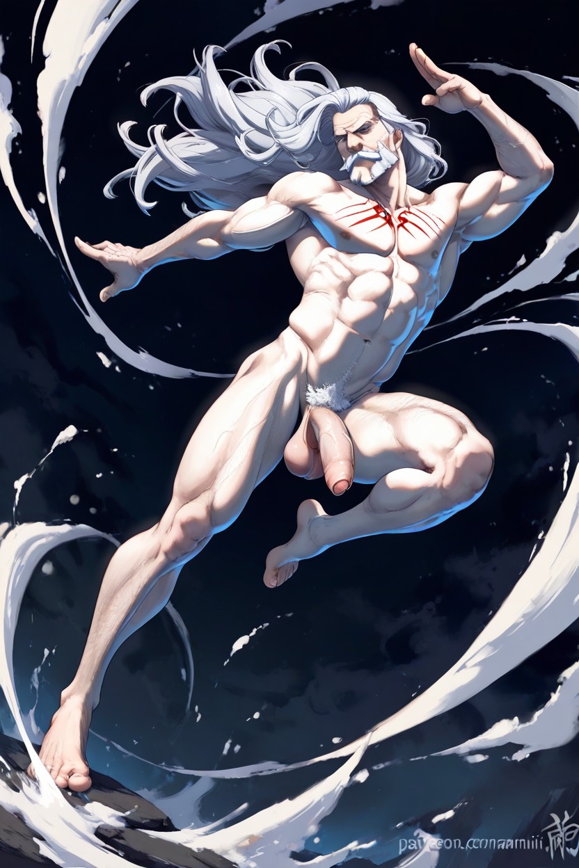 Very Pale Skin, Mamimi Art Style, Nude AI Gay Porn