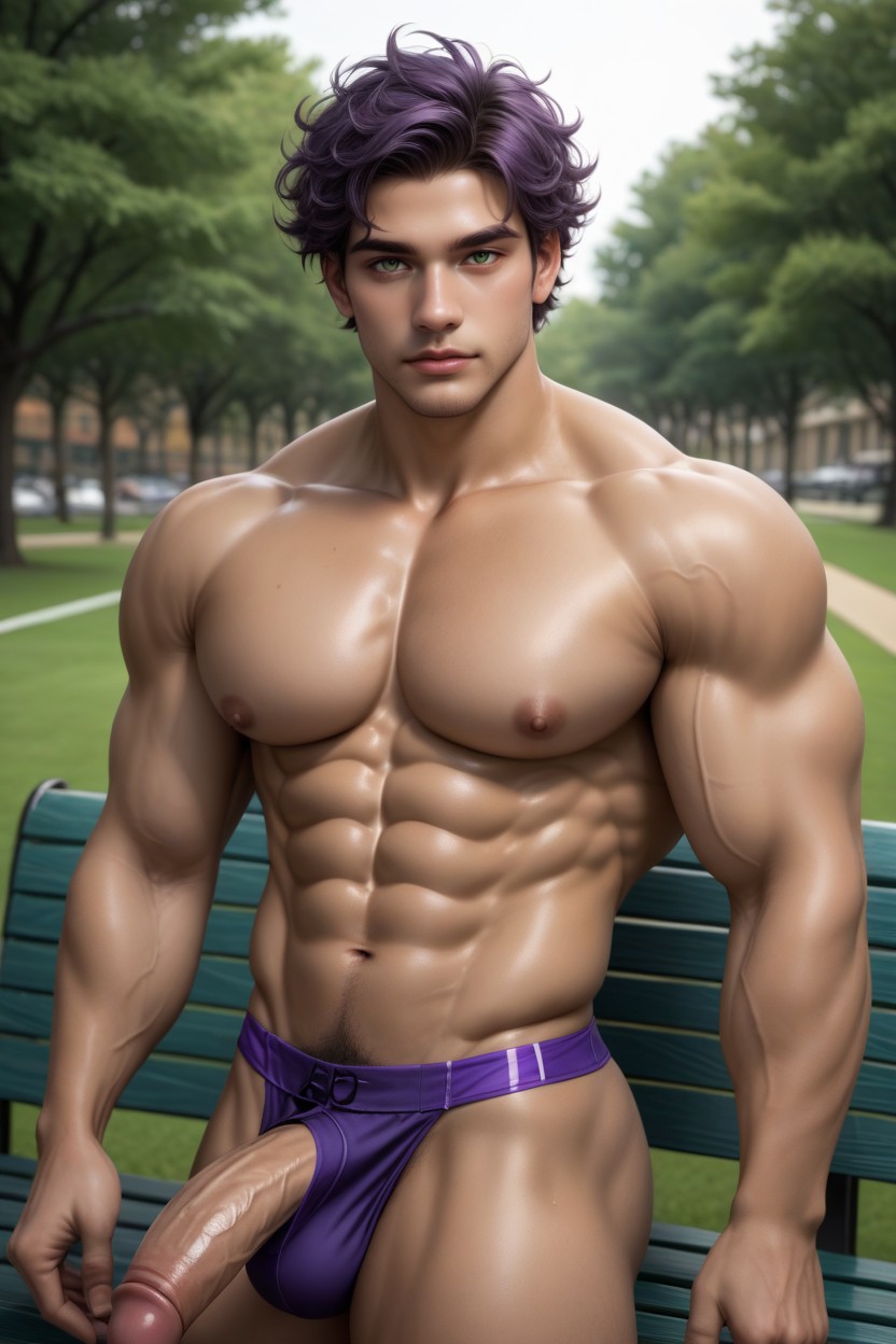 Abs, Round Pecs, Strong Biceps AI Gay Porn