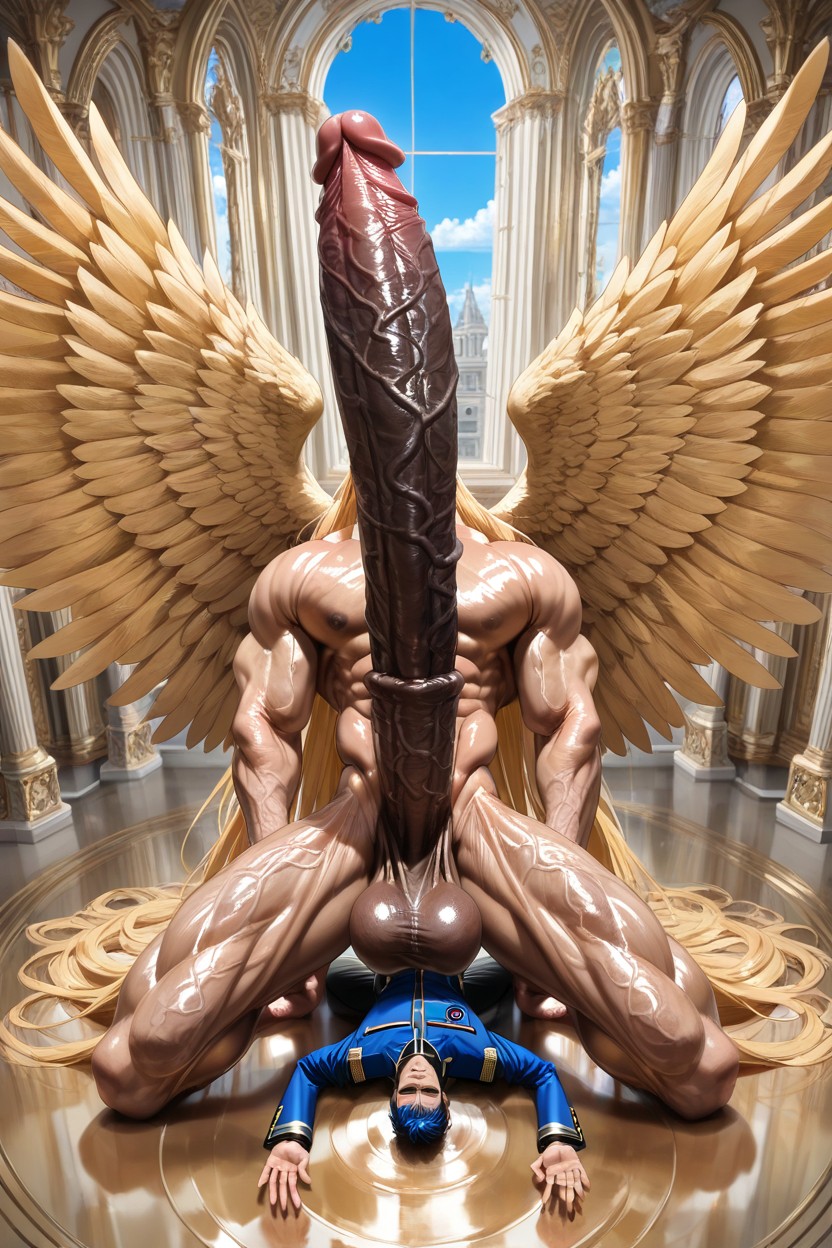 Front View, Extreme Oversized Veiny Girthy Cock, Kneeling Porno gay IA