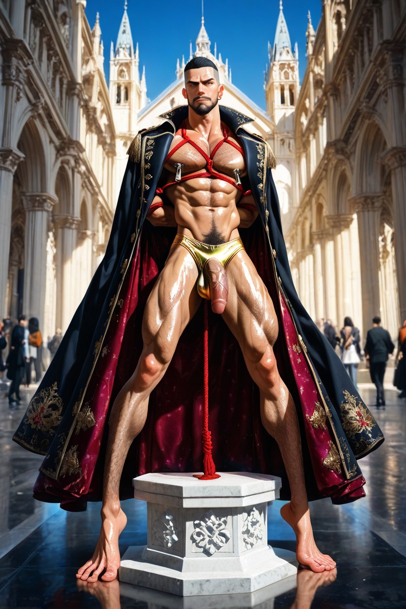No Shirt No Pants, Handsome, Octane Render AI Gay Porn