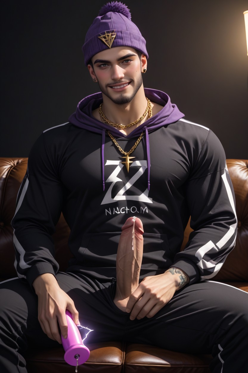 Oversized Hoodie, Having Fun, Body AI Gay Porn