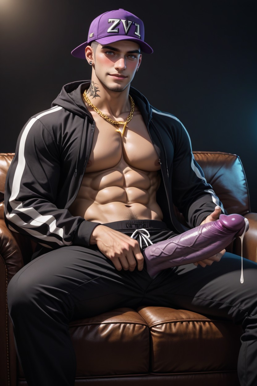Black Background, Private Domination In Vip Room, 18+ Porno gay IA