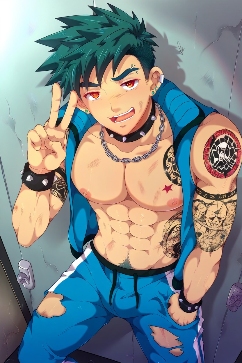 Mikkoukun Artstyle, Filthy Punk, 18+ AI Gay Porn