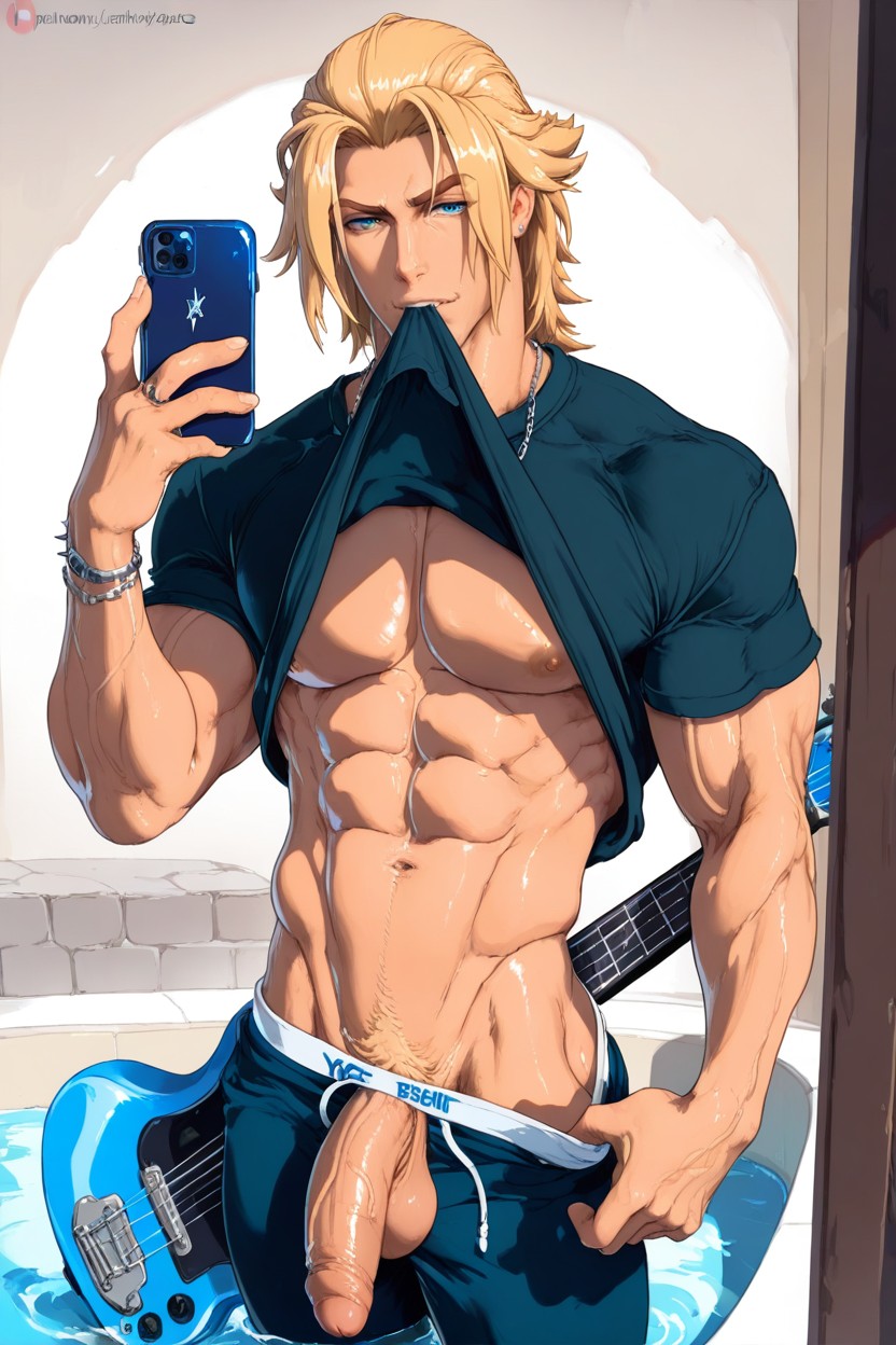 Selfie, Demyx, Foreskin AI Gay Porn