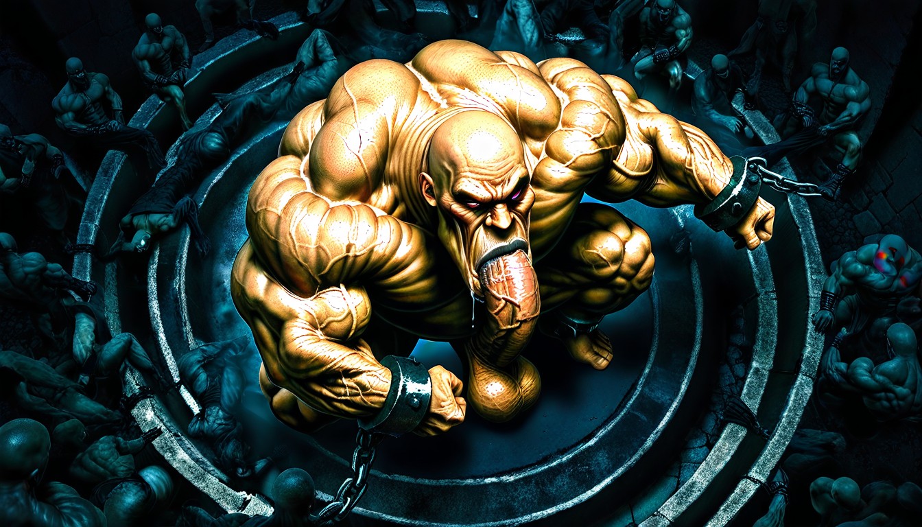 Full Body, Fucking, Shackles On Ankles AI Gay Porn