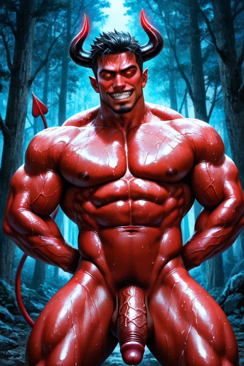 Tall, Masculine, Slutty AI Gay Porn