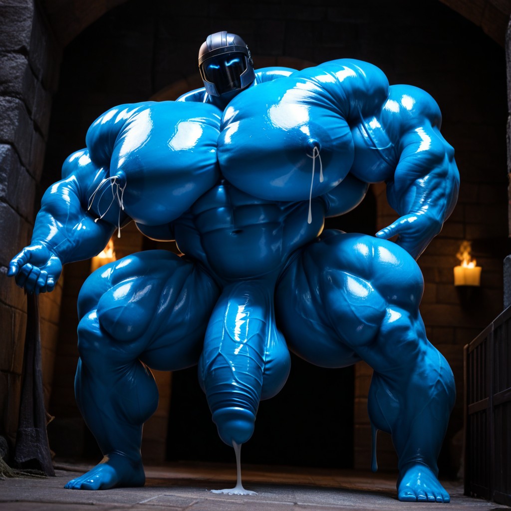 18+, Wide Angle, Extremely Large Ass AI Gay Porn