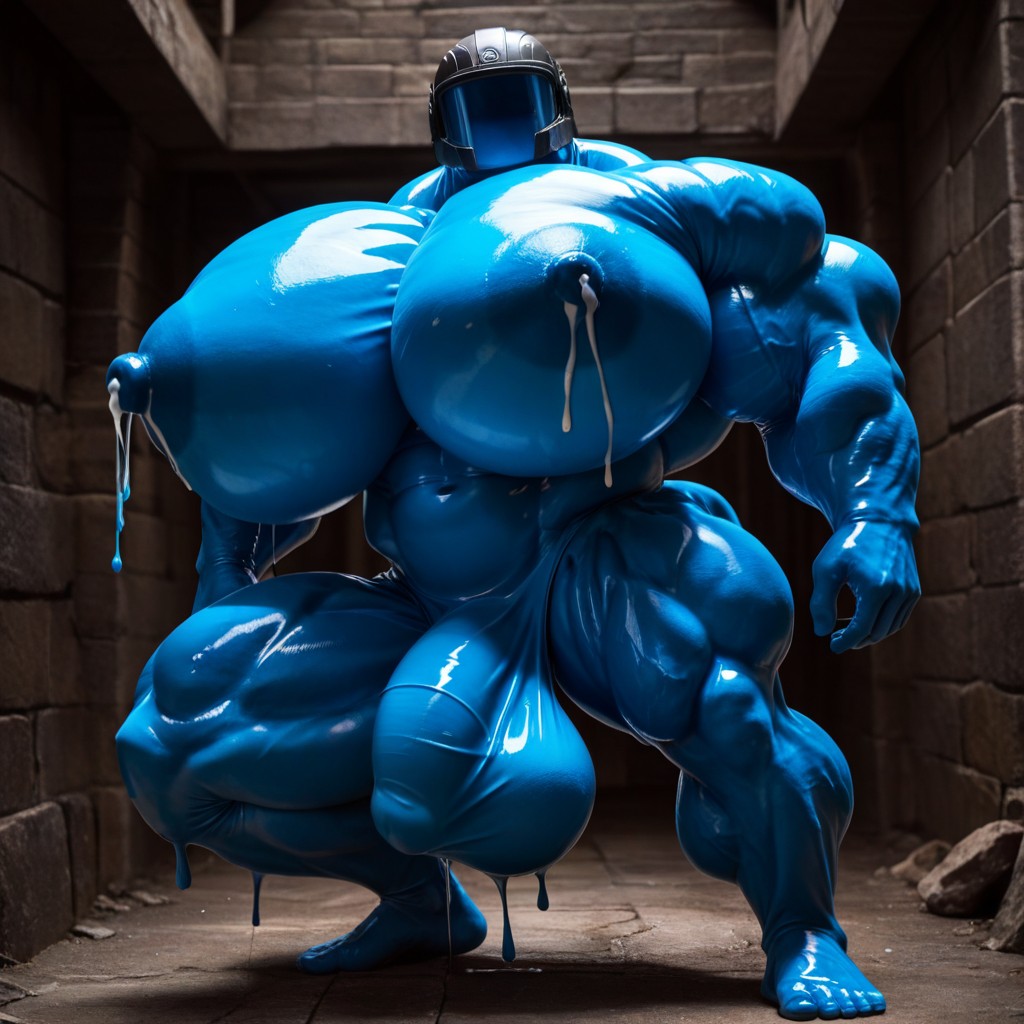 Extremely Large Ass, Wide Angle, 18+ AI Gay Porn