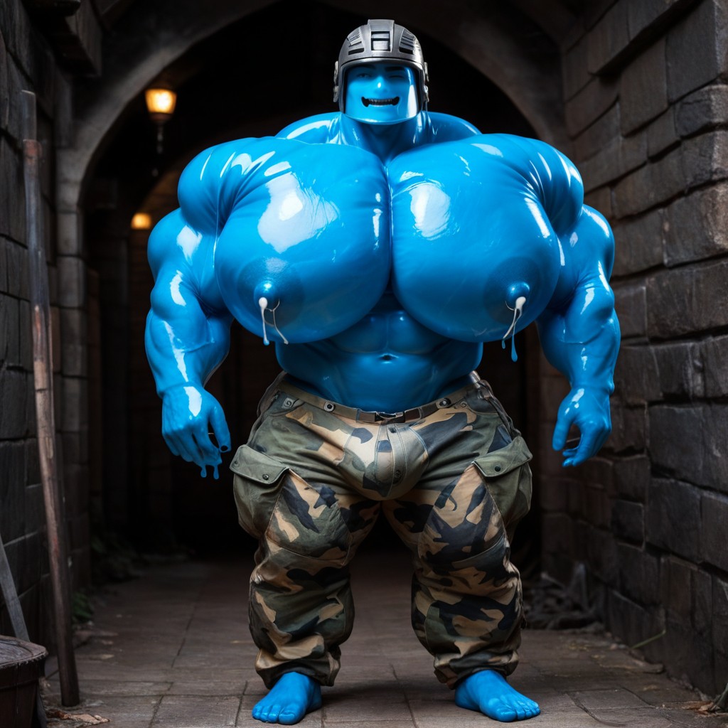 Wide Angle, 18+, Extremely Large Ass AI Gay Porn