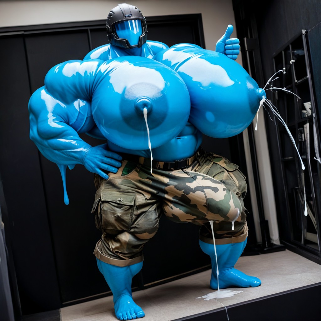 Wide Angle, 18+, Extremely Large Ass AI Gay Porn