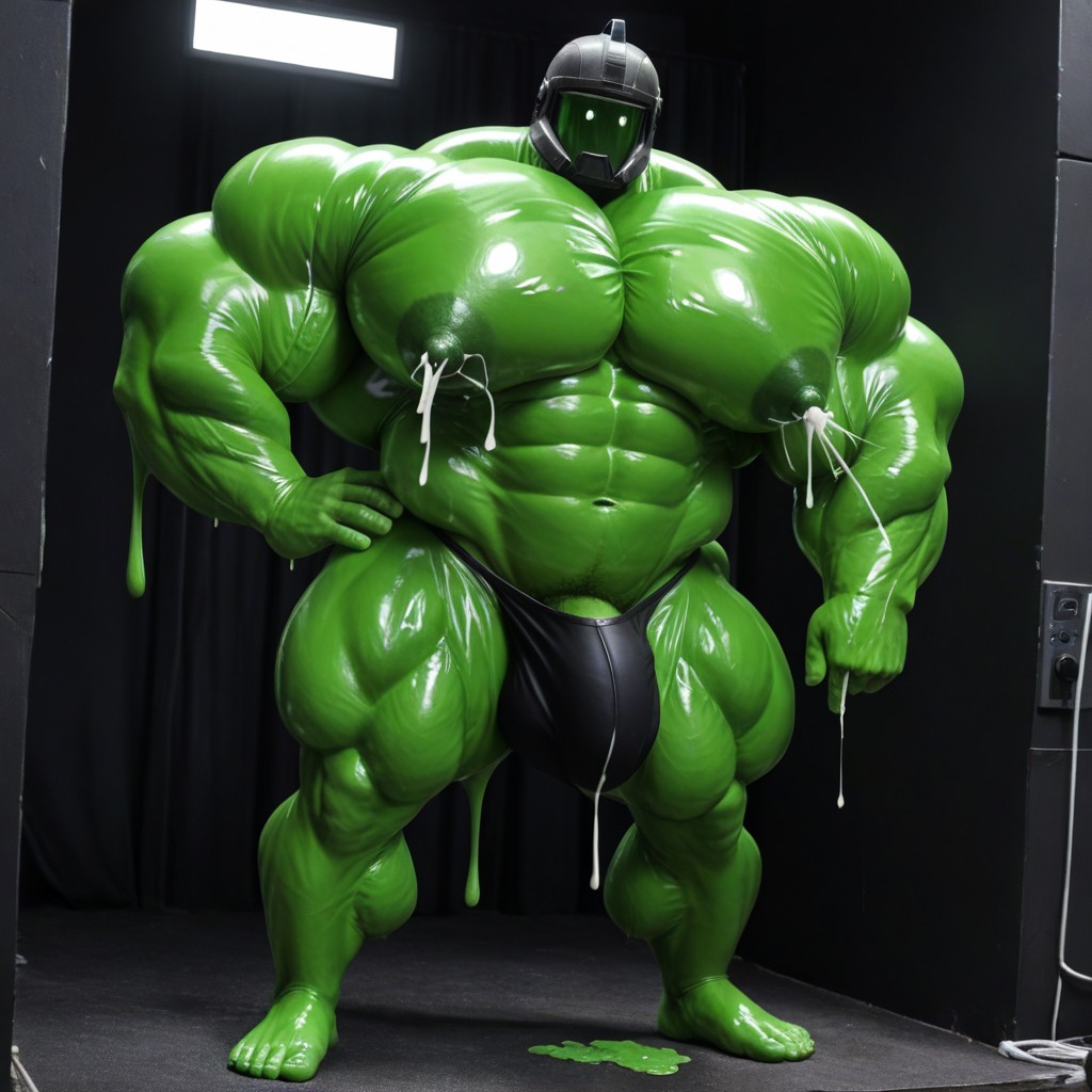 18+, Wide Angle, Extremely Large Ass AI Gay Porn