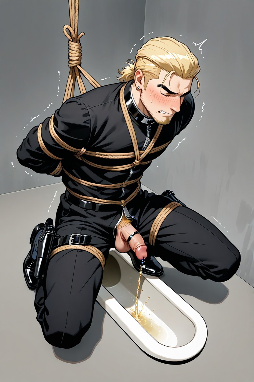 Gun Holster Harness On Thigh, Goth Biker, Fit Porno gay IA
