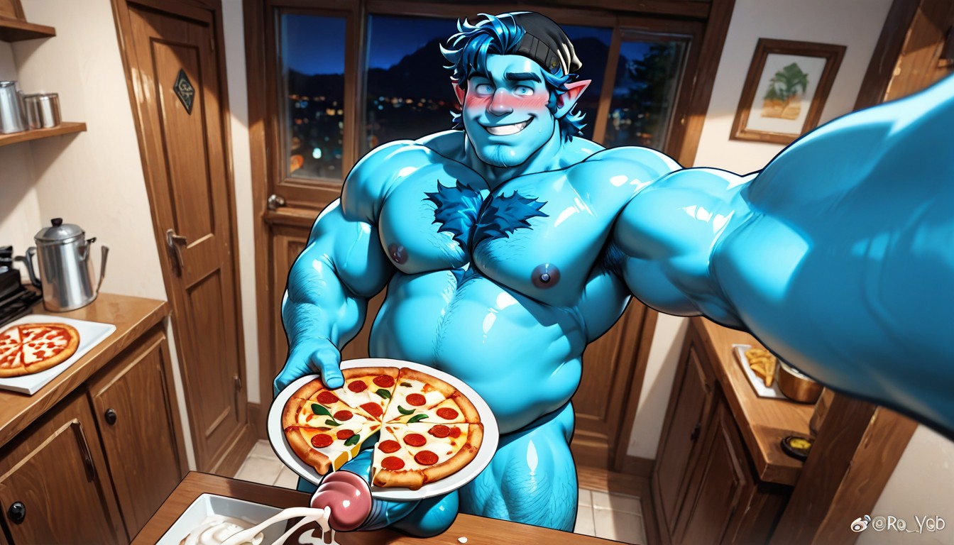 Proud, Fat, Magical Glow AI Gay Porn