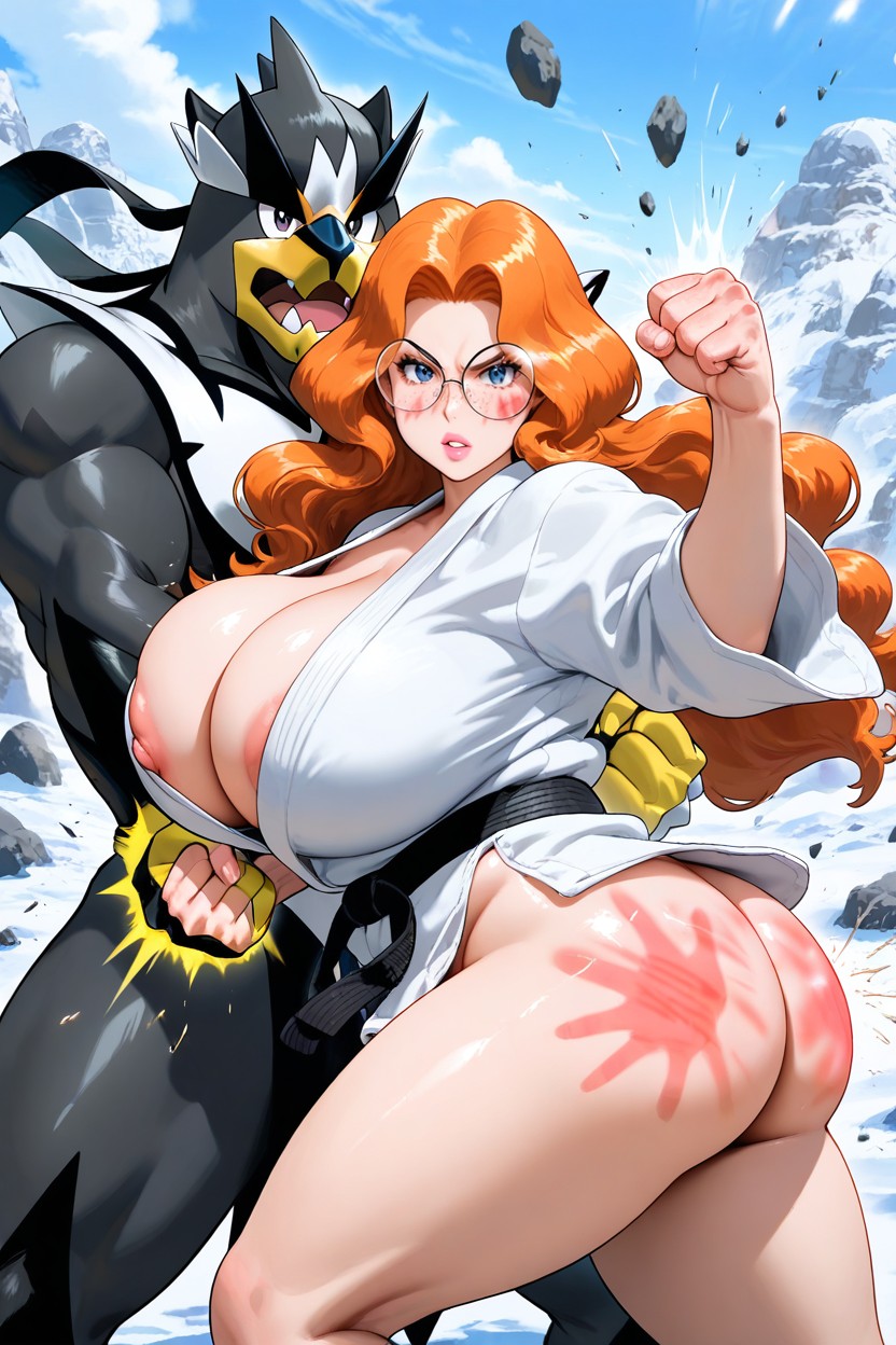 Long Hair, Huge Tits, Dynamic Scene AI Gay Porn