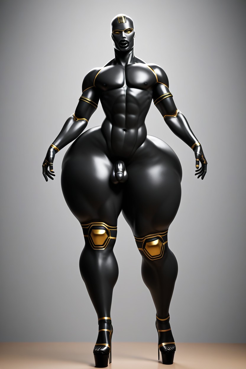 Thick Ass, No Lipstick, Bimbo Ass AI Gay Porn
