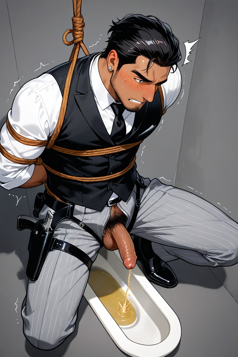 Solo, Knife Holster Strapped To Him, Black Smart Dress Shoes Porno gay IA