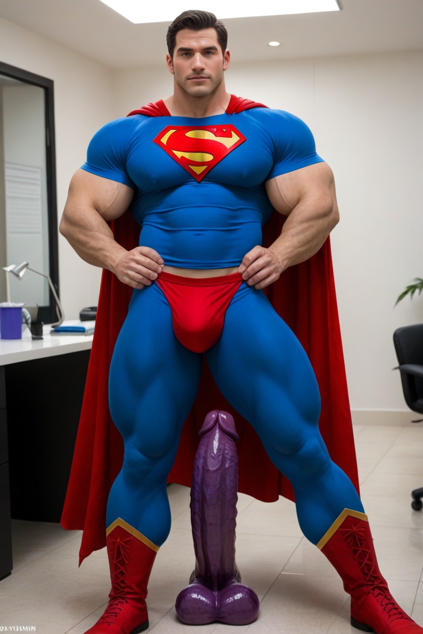 Both Men, Ahegao, Hyper Pecs AI Gay Porn