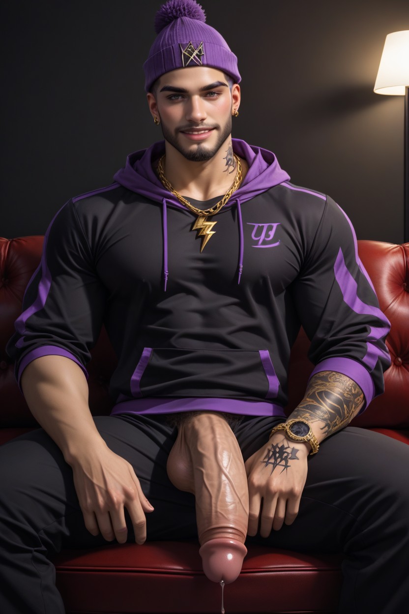 Hair, Having Fun, Gigantic AI Gay Porn