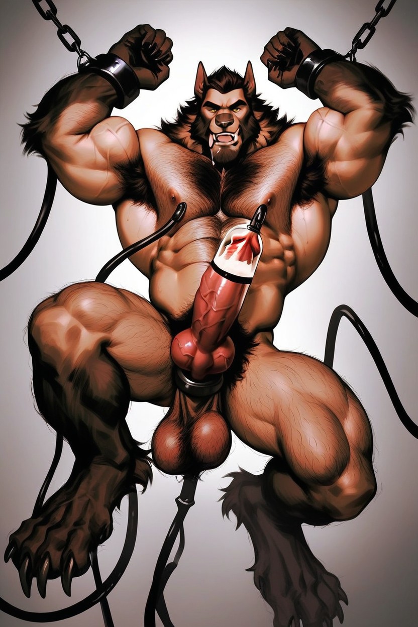 The Picture Is Rendered In High Definition, Anthro Art Werewolf, Werewolf Porno IA Gay