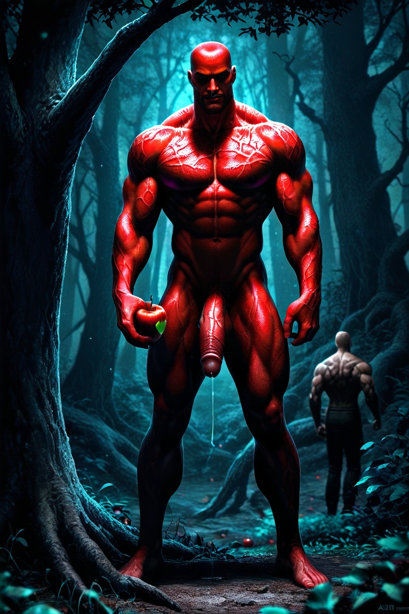 Horny, Full Body, Naughty AI Gay Porn