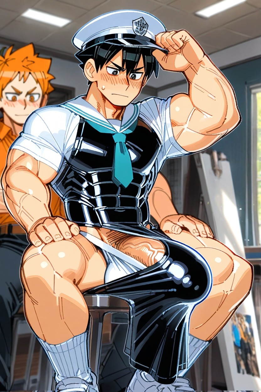 Equal In Size, Long Legs, Gigantic Long Penis Porno gay IA