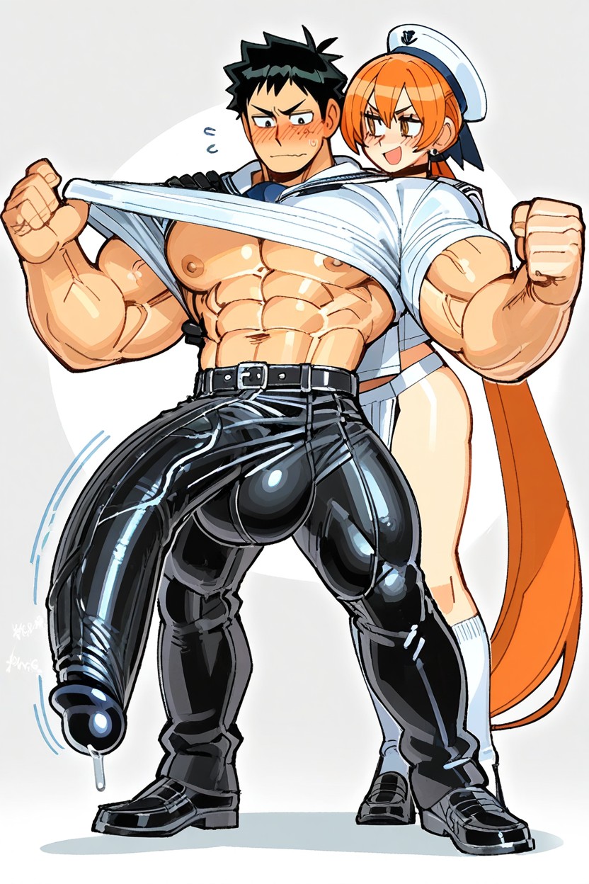 Masculine, Tobio Kageyama Black Hair Guy From Haikyuu, Yaoi AI Gay Porn