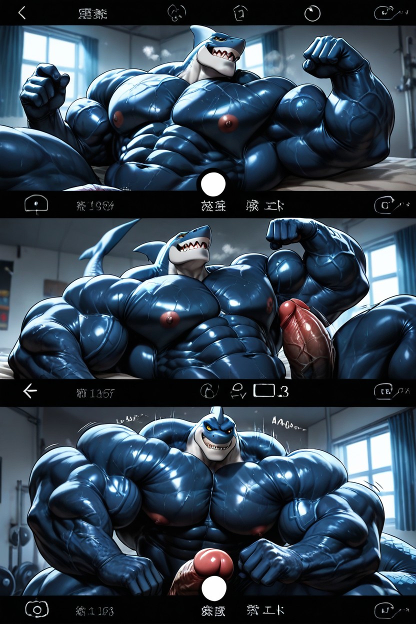 Detailed, Múltiples Vistas, Colossal Pecs Porno gay IA